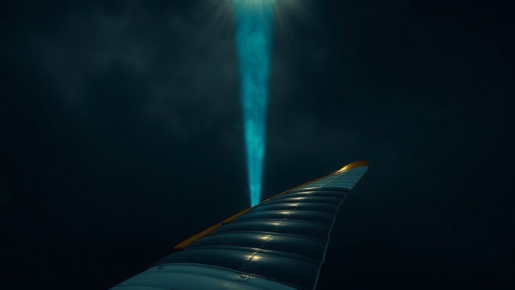 Paraglider rising in a thermal